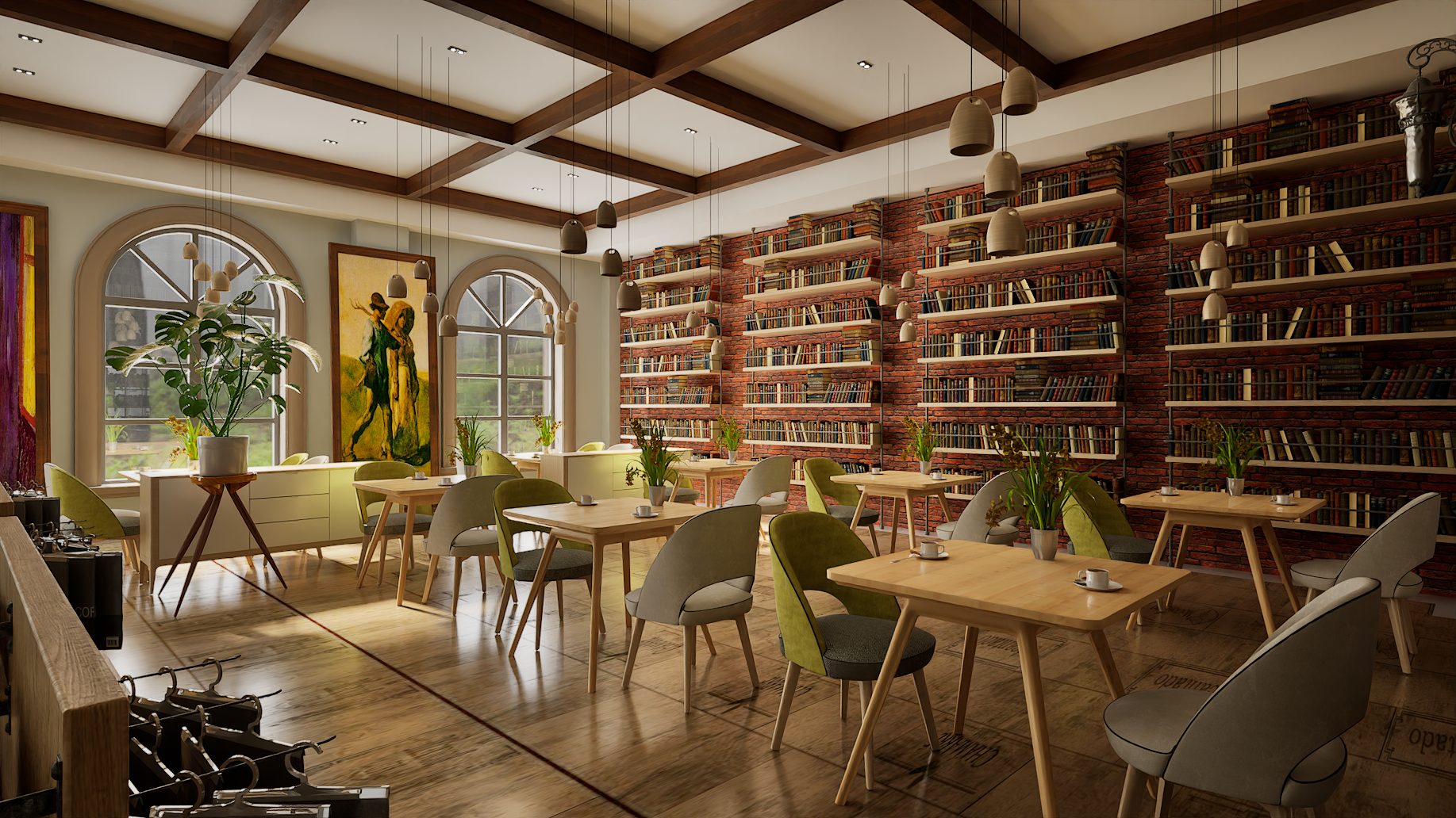 Library Interior
